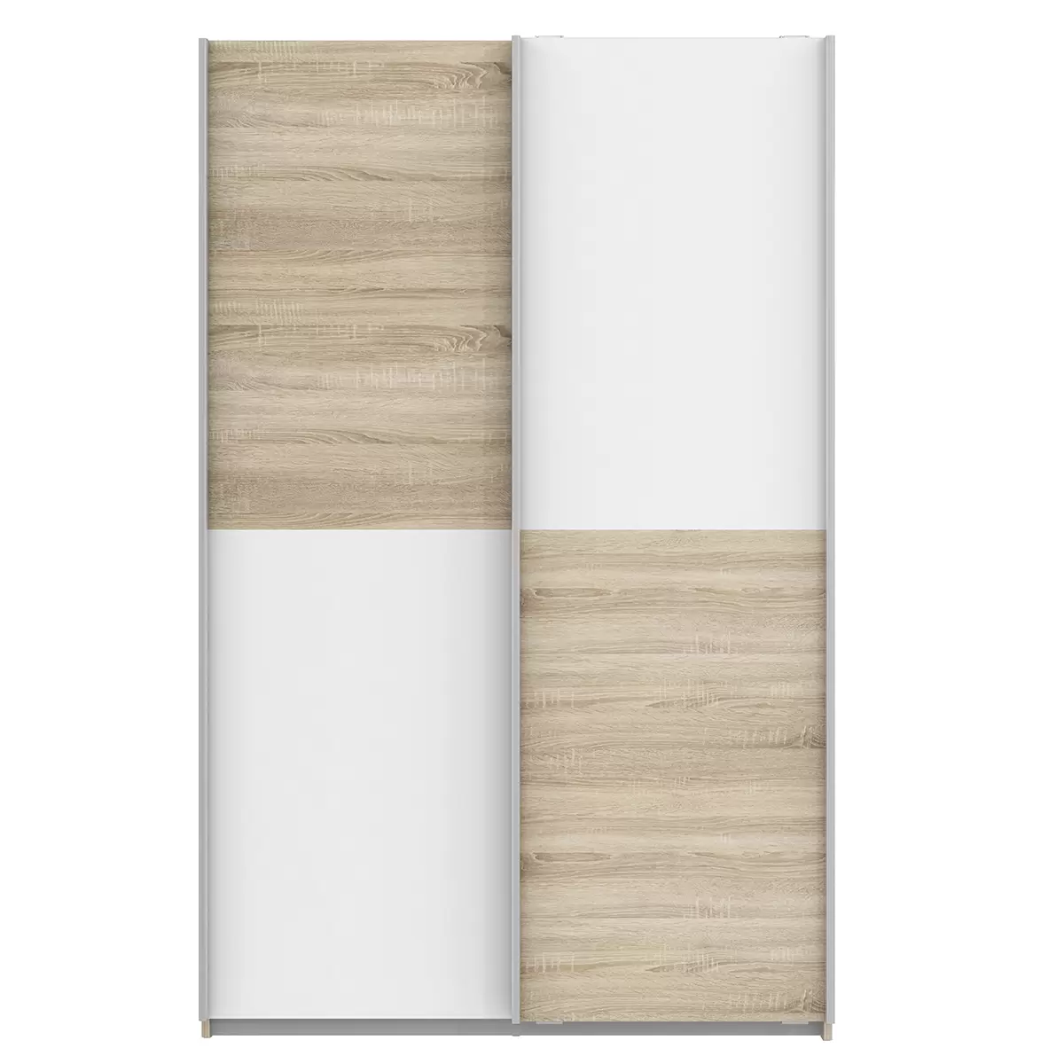 Mehrzweckschrank Ohio Sonoma Eiche,weiss