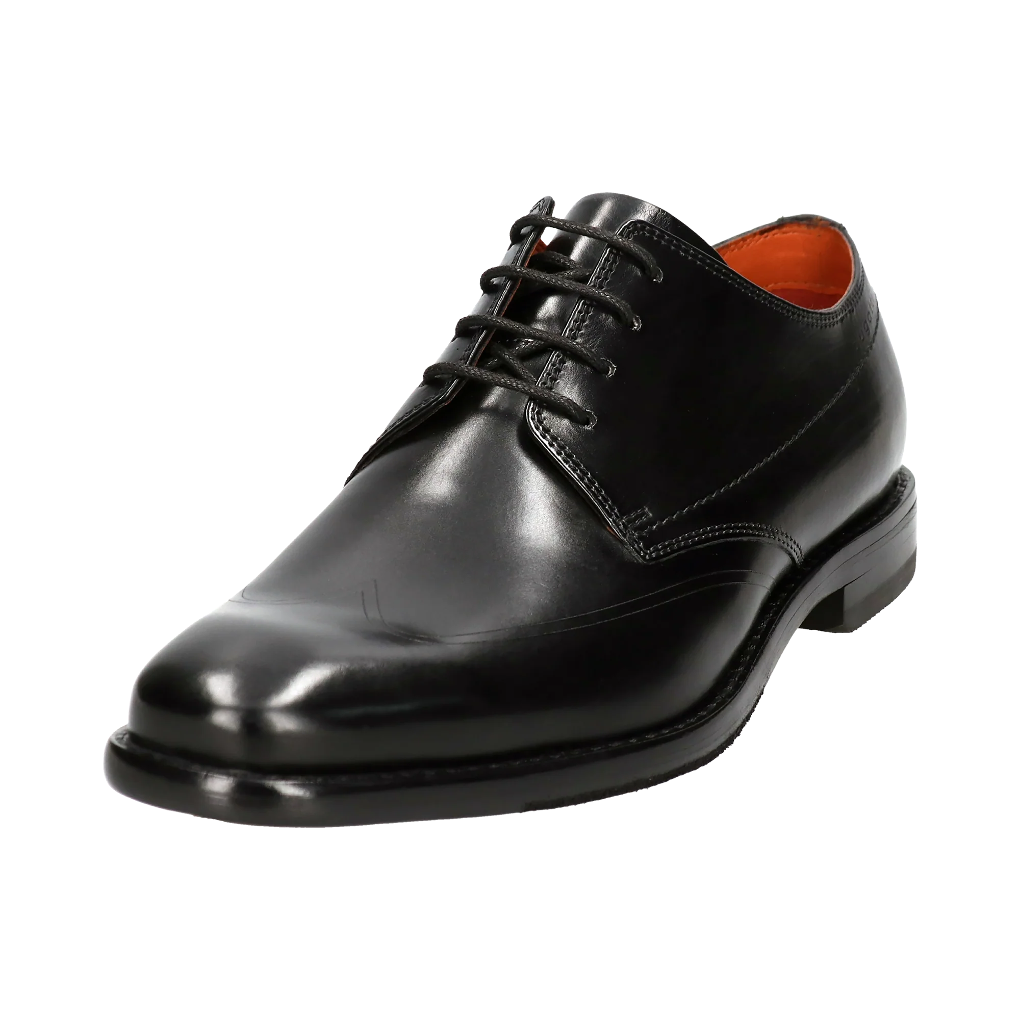 Leder Business Schnürer schwarz