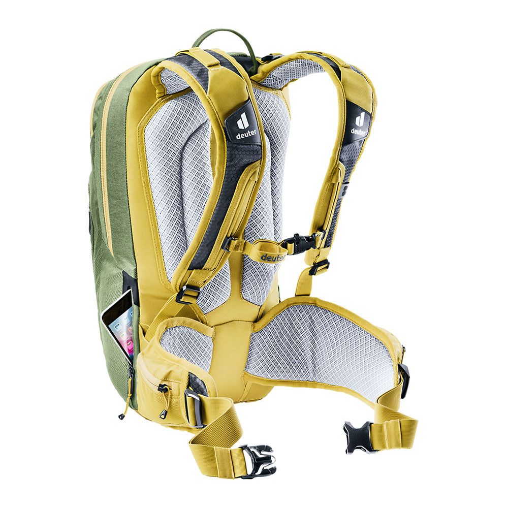Deuter ATTACK 16L - Sac À dos khaki/turmeric