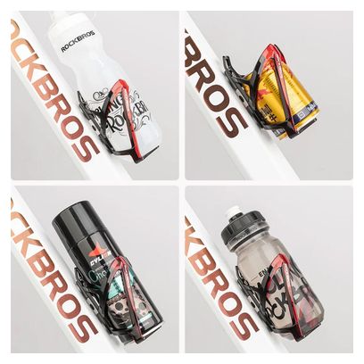 Porte-bidon de vélo Rockbros rouge et noir