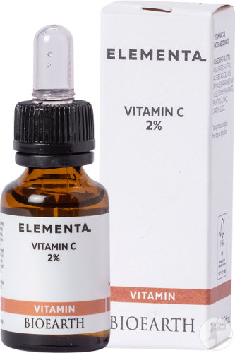 Bioearth Elementa Vitamin Sérum Vitamine C 2% Flacon Compte-Gouttes 15ml