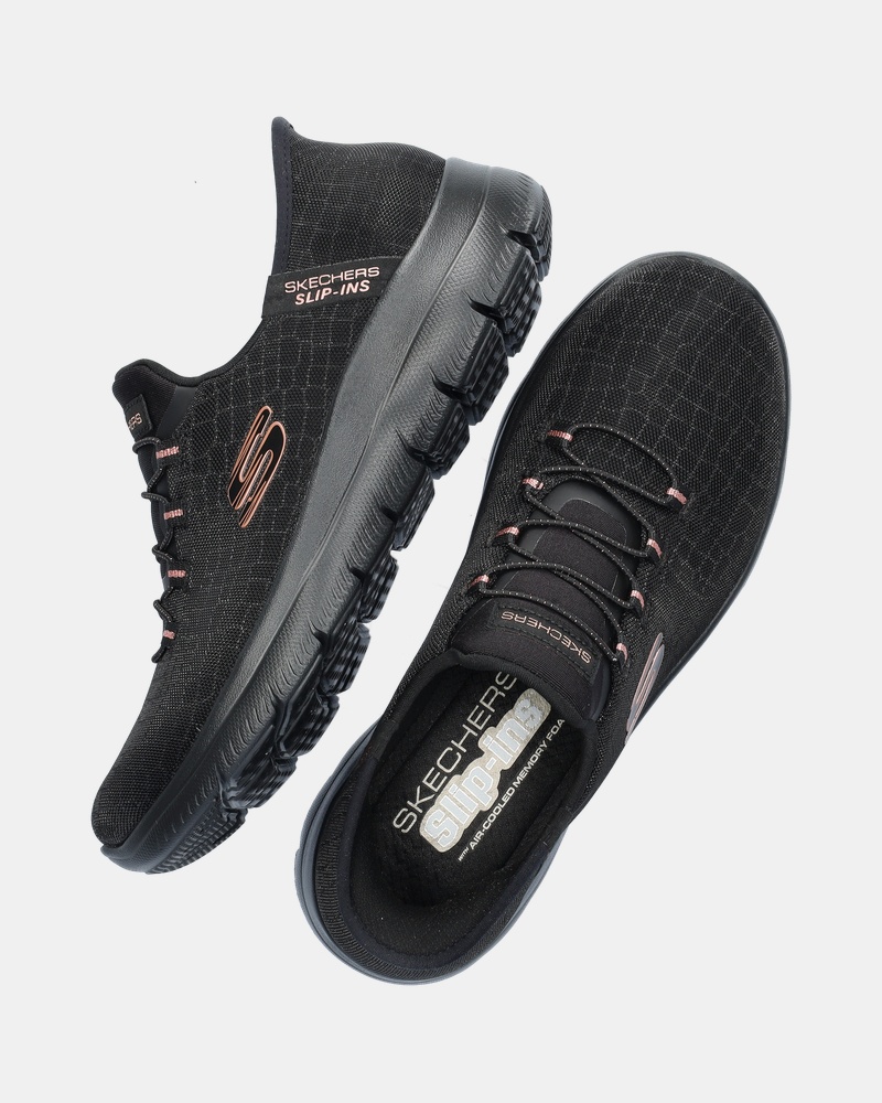 Skechers Hands Free Slip-Ins Summits Instapschoenen  - zwart