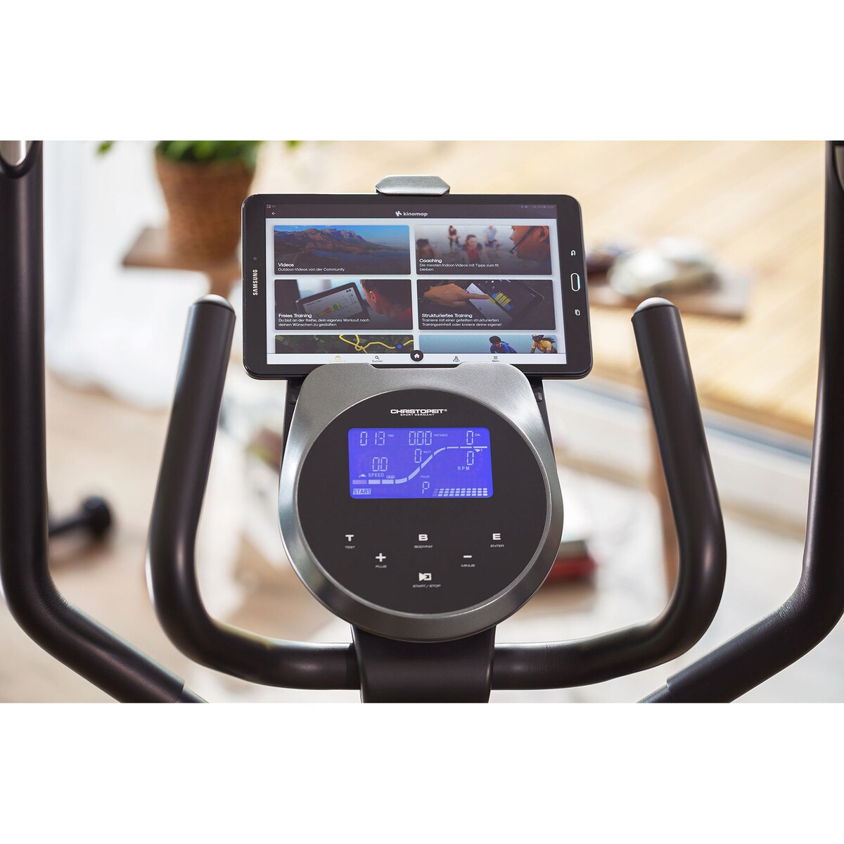CHRISTOPEIT SPORT - Heimtrainer Ergometer ET 6 black