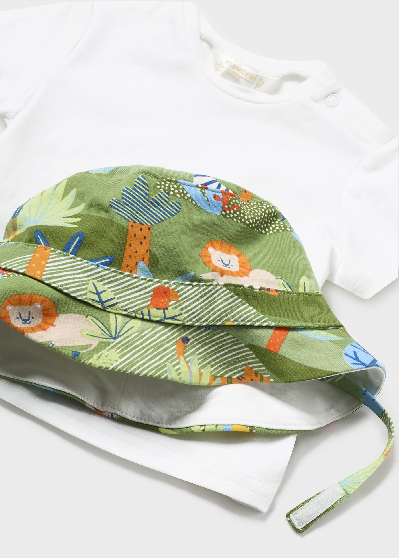 Conjunto de 3 peças com estampa Better Cotton para recém-nascidos, Breeze