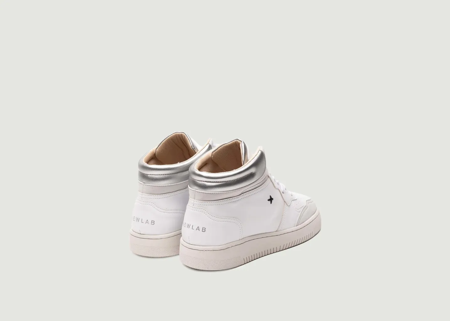 Sneakers Hautes NL11 MID White/Silver Newlab