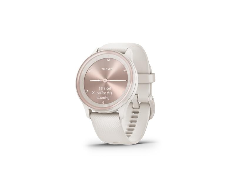 GARMIN Sportuhr Vivomove Sport Weiss/Gold Sportuhr
