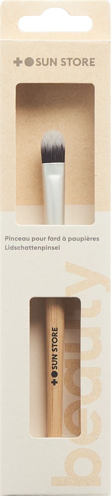SUNSTORE Beauty Beauty Bamboo Lidschattenpinsel<br>1 Stück, oval flach 100% vegan
