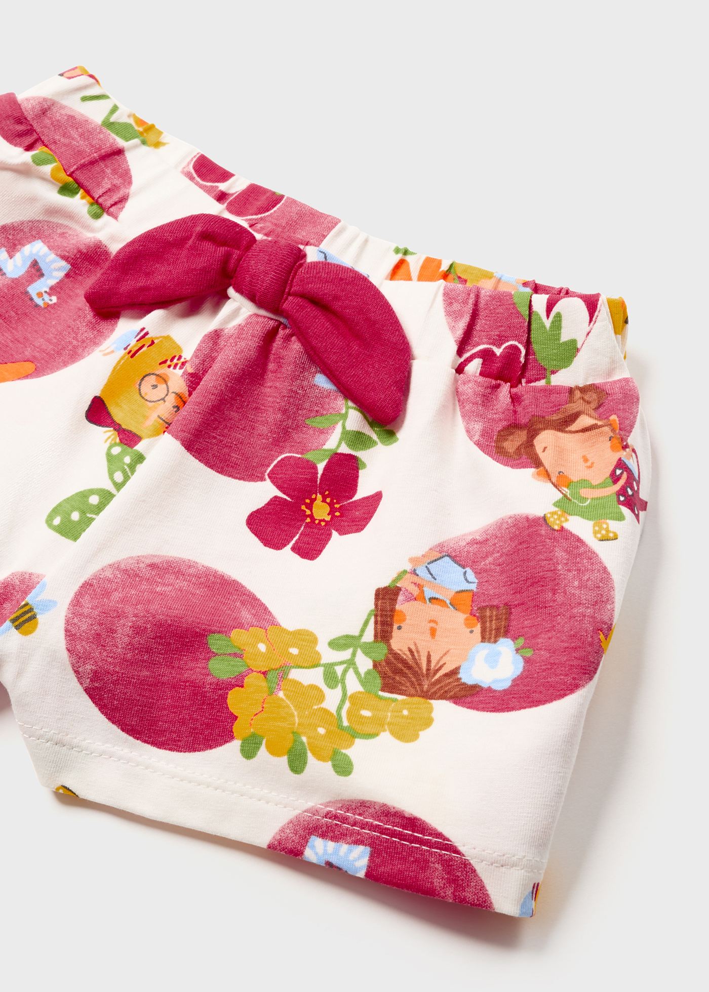 Conjunto de 2 shorts de bebê em algodão sustentável