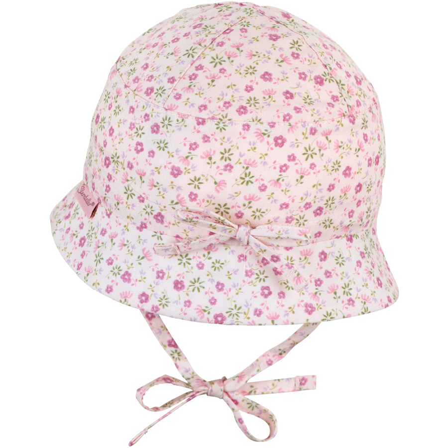 Sterntaler Kinderhut Blumen rosa