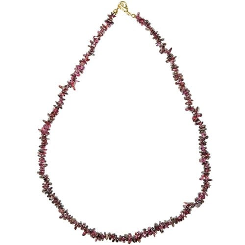 Collier pierre grenat almandin