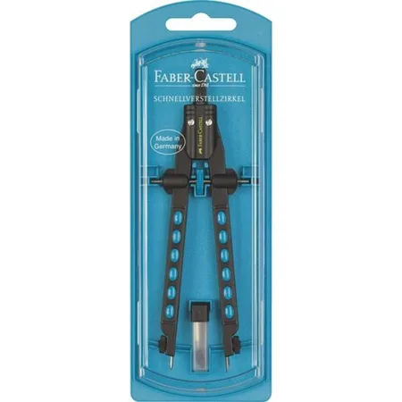 Faber-Castell Zirkel Schnellverstellzirkel FACTORY NEON
