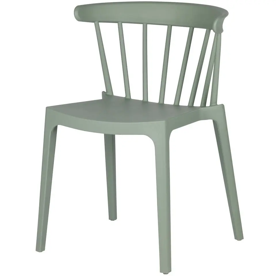 WOOOD Bliss Tuinstoelen - Kunststof - Jadegroen - Set van 4