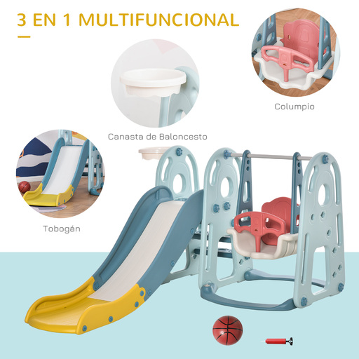 Balanço e escorregador infantil Homcom 331-005