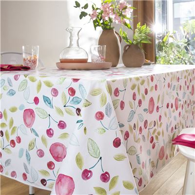 Toile cirée motif fruits