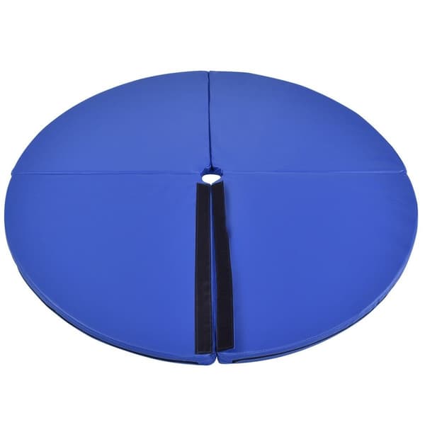 Pole dance beskyttelsesmatte, pole dance matte, fallmatte, crash matte, blå
