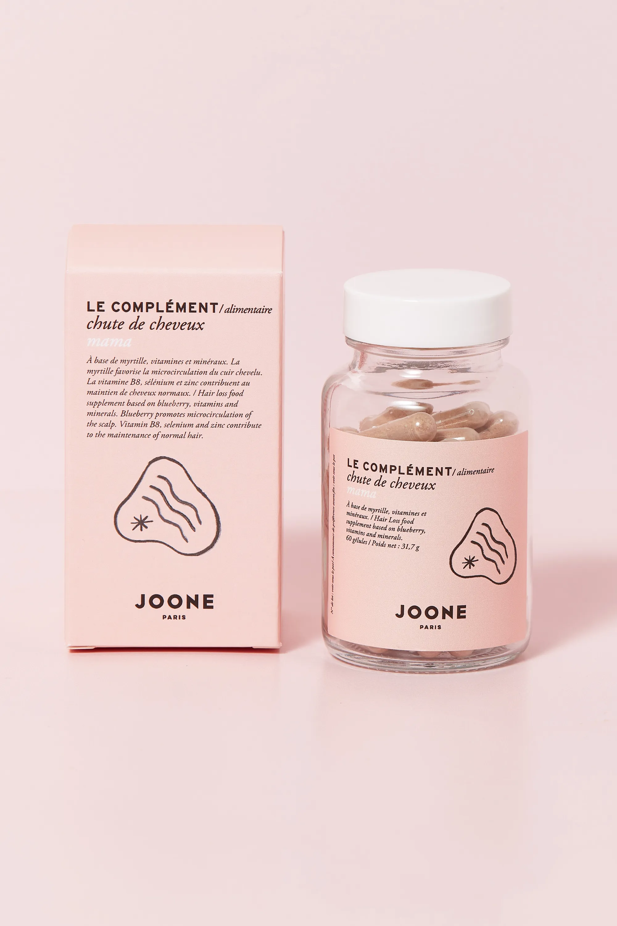 JOONE Compléments alimentaires cheveux redynamisés Parfait-120 ml
