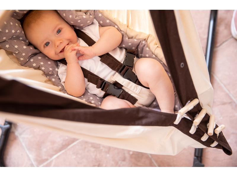 AMAZONAS Babyhängematte Kangoo Hängematte Kangoo, beige/braun, ab 0 Monaten