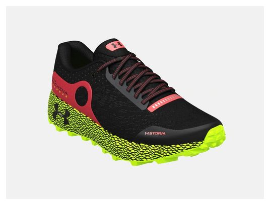 Chaussures de Trail Under Armour HOVR Machina Off Road Noir Rouge Jaune