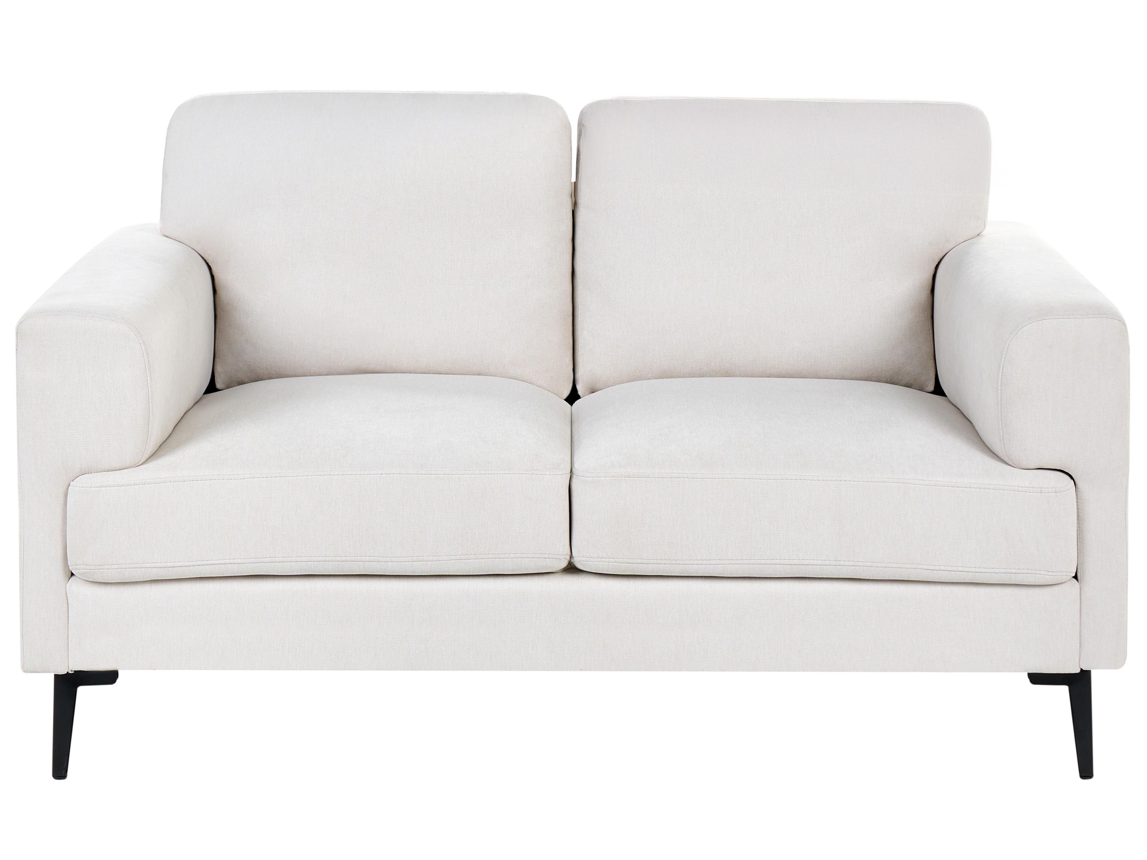 Bank 2-zits LOUSTO Stof Lichtbeige