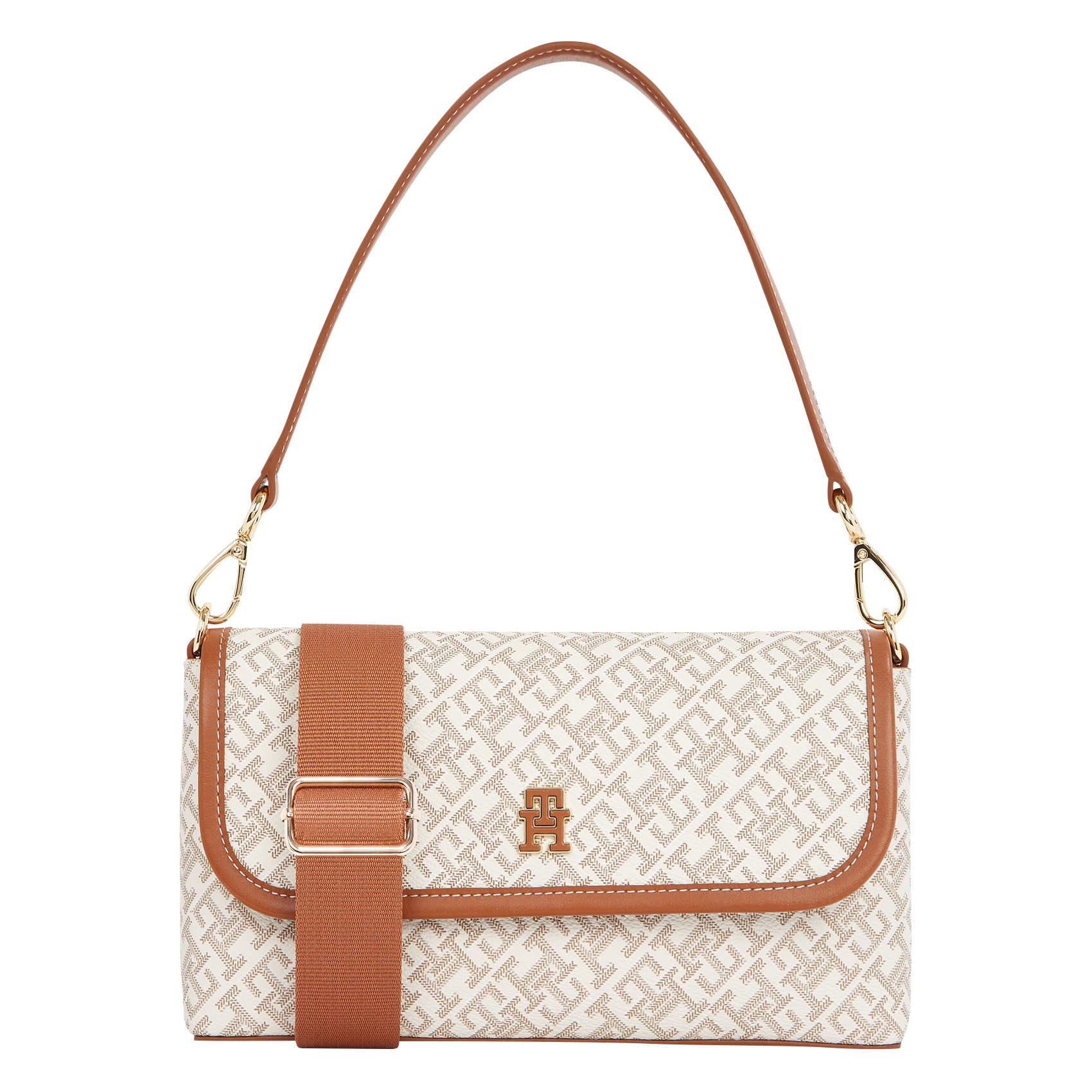 Sac bandoulière à motif effet cuir | Kaki