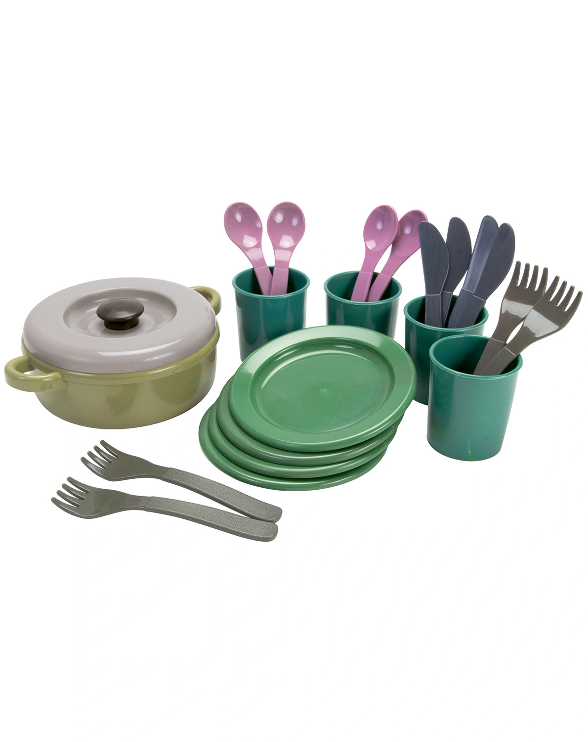Geschirrset GREEN BEAN 22-teilig