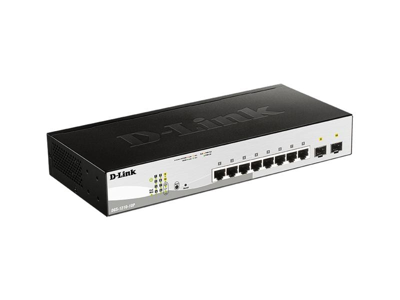 D-Link PoE Switch DGS-1210-10P 10 Port 10-Port-Managed-Gigabit-Switch mit PoE