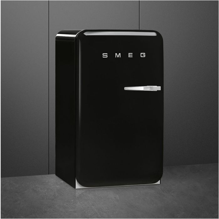 SMEG Stand-Kühlschrank 50's Retro Style FAB10LBL5 Schwarz