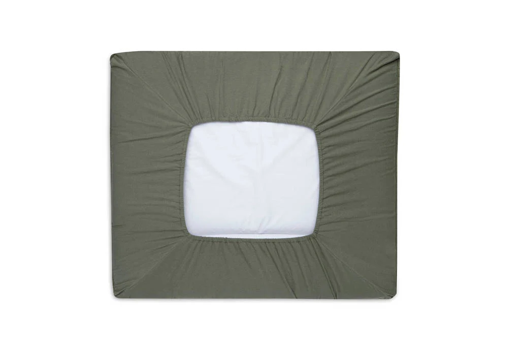 aankleedkussenhoes 75x85cm Pure Knit Leaf Green