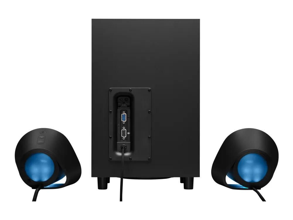 Logitech G560 - Højttalersystem - til PC - 2.1-kanal - trådløs - Bluetooth - USB - 120 Watt (Total)