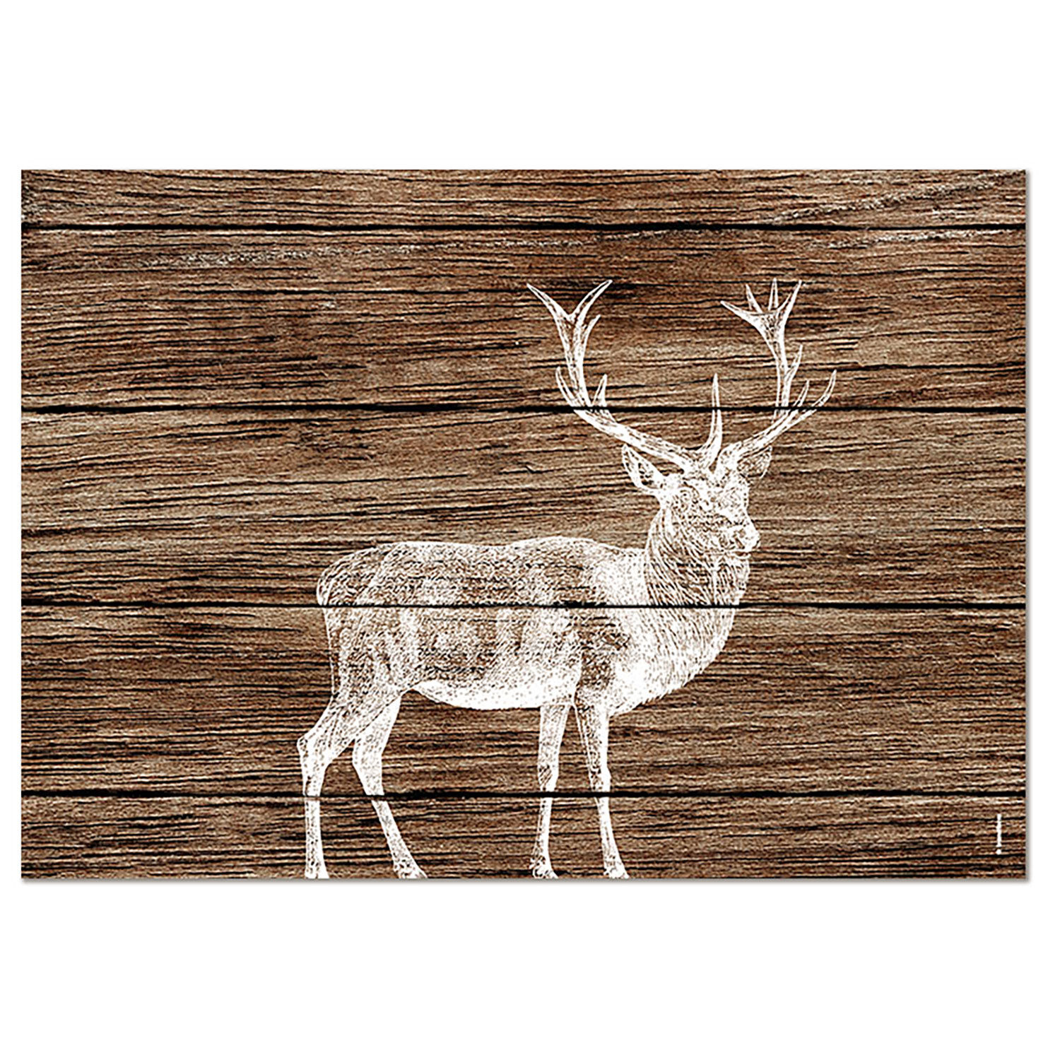 Papiertischset Deer Lodge