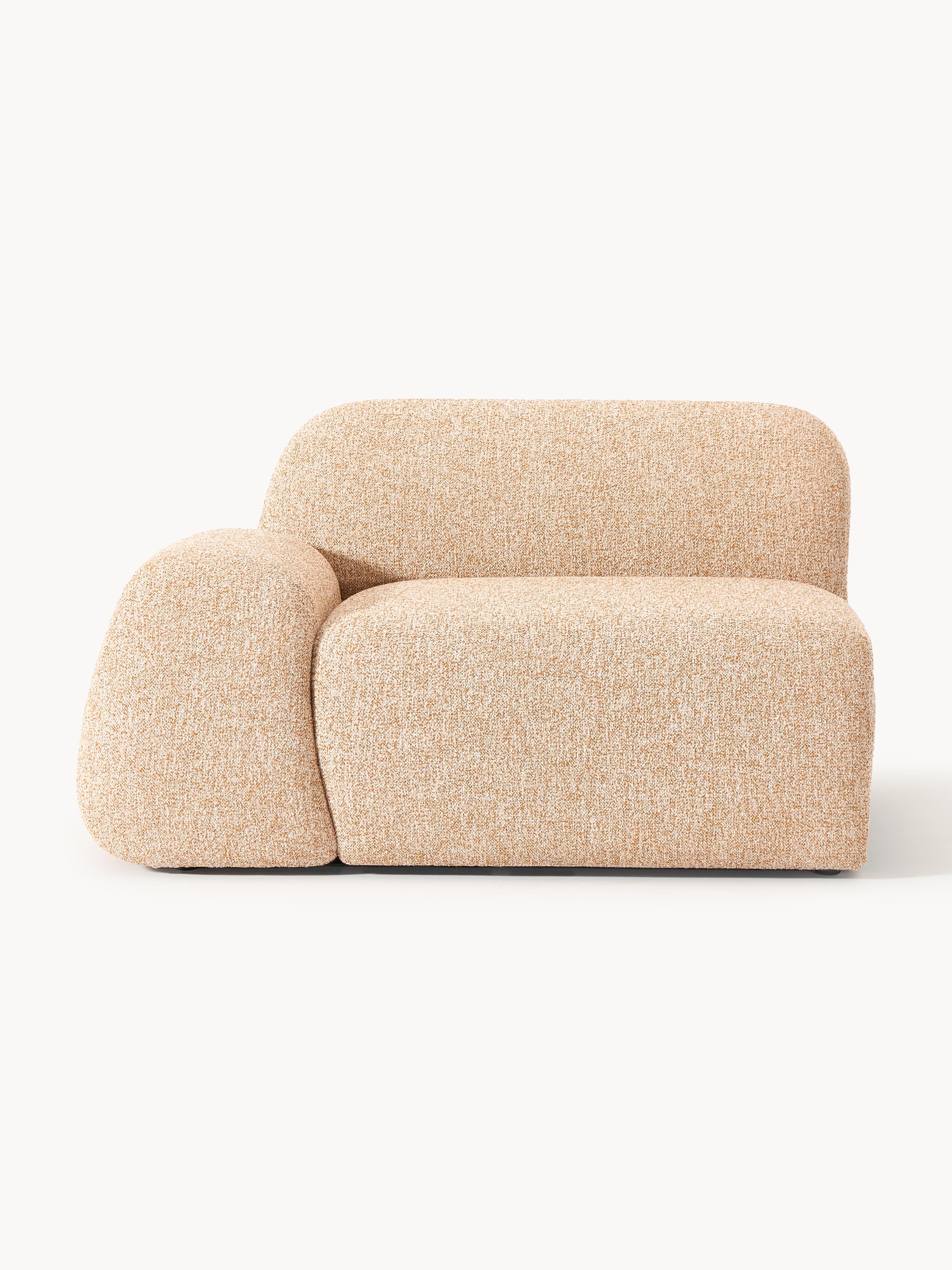 Hoekmodule Wolke van bouclé