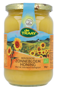 De Traay Zonnebloemhoning Biologisch 900GR