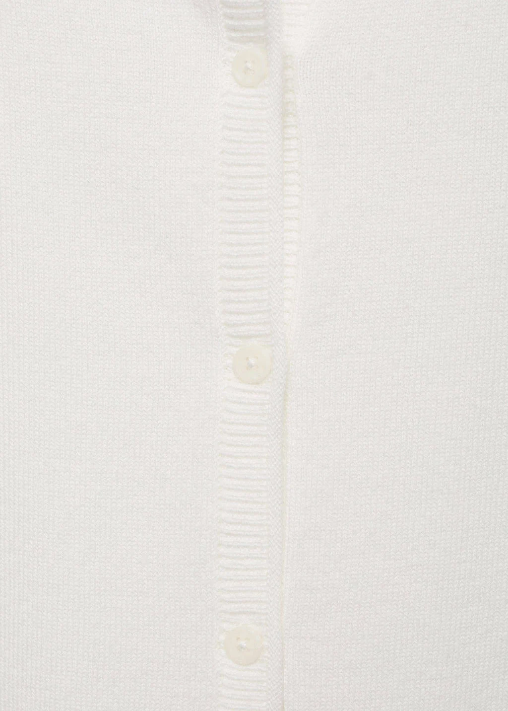 MANGO TEEN vest ecru fijn gebreid