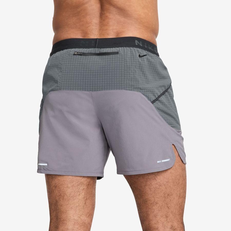 Nike Short Running Dri-FIT Second Sunrise 5'' Brief - Gris/Noir