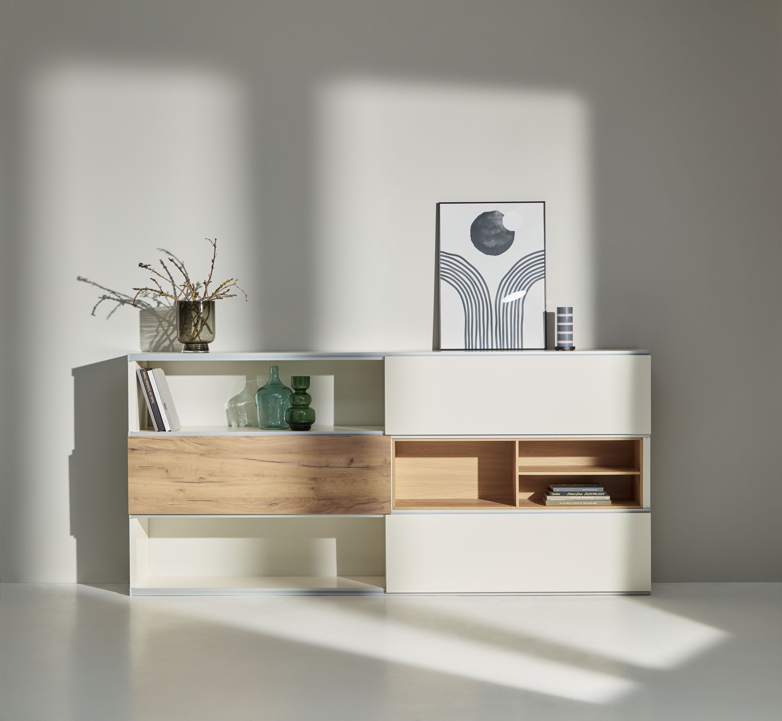 MAIKE Vase - Grün / H: 25.0 cm