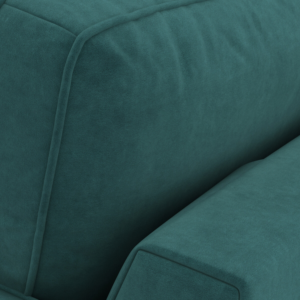 LA REDOUTE INTERIEURS<br>Sofá cama de veludo, espuma HR premium, Cecilia