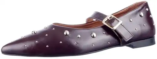 Babouche donkerbruin G-Celina-105 - maat 43 ballerina donkerbruin - maat 43 Calandschoen