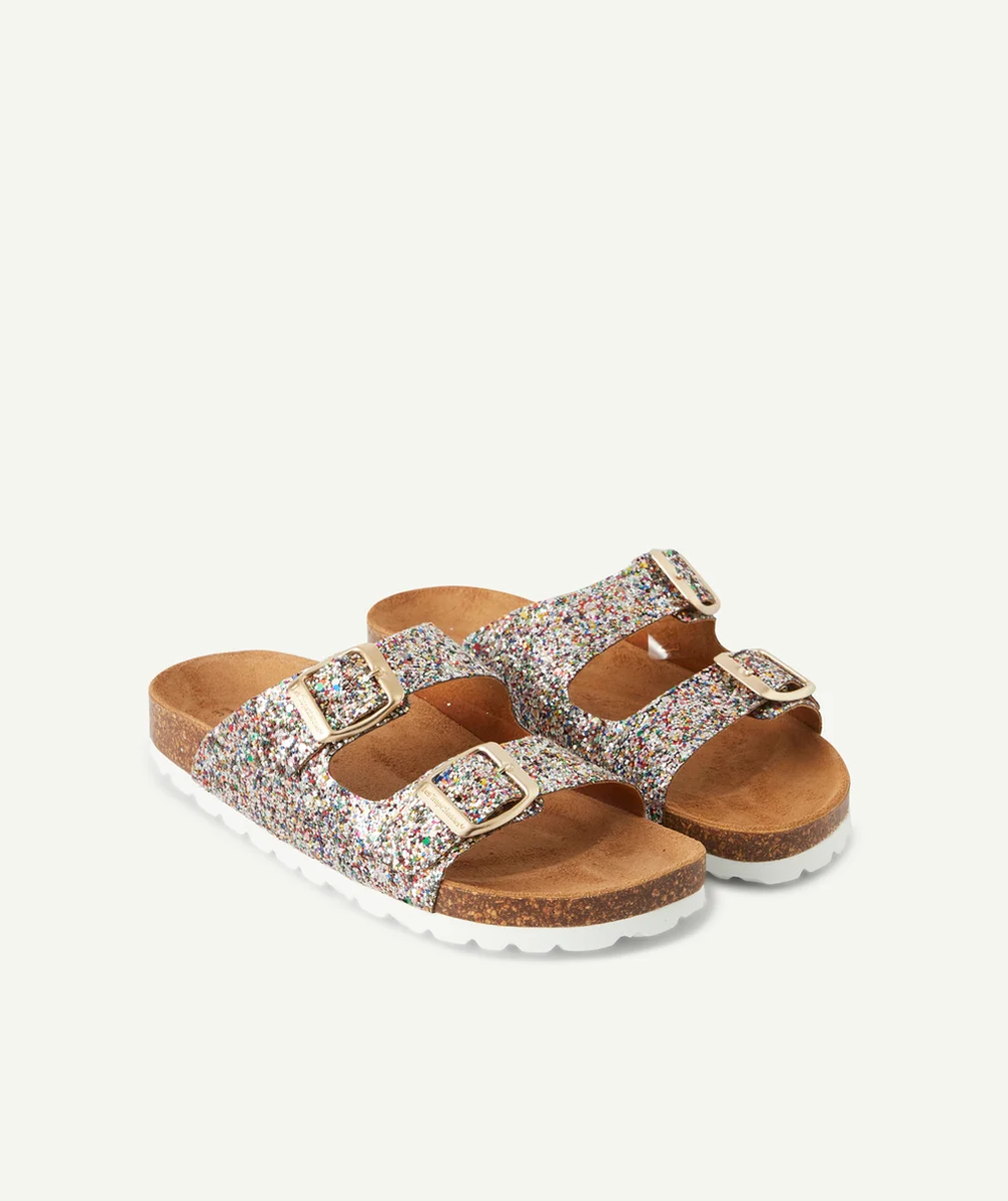 LES TROPEZIENNES PAR M BELARBILES MULES À PAILLETTES COLORÉES
