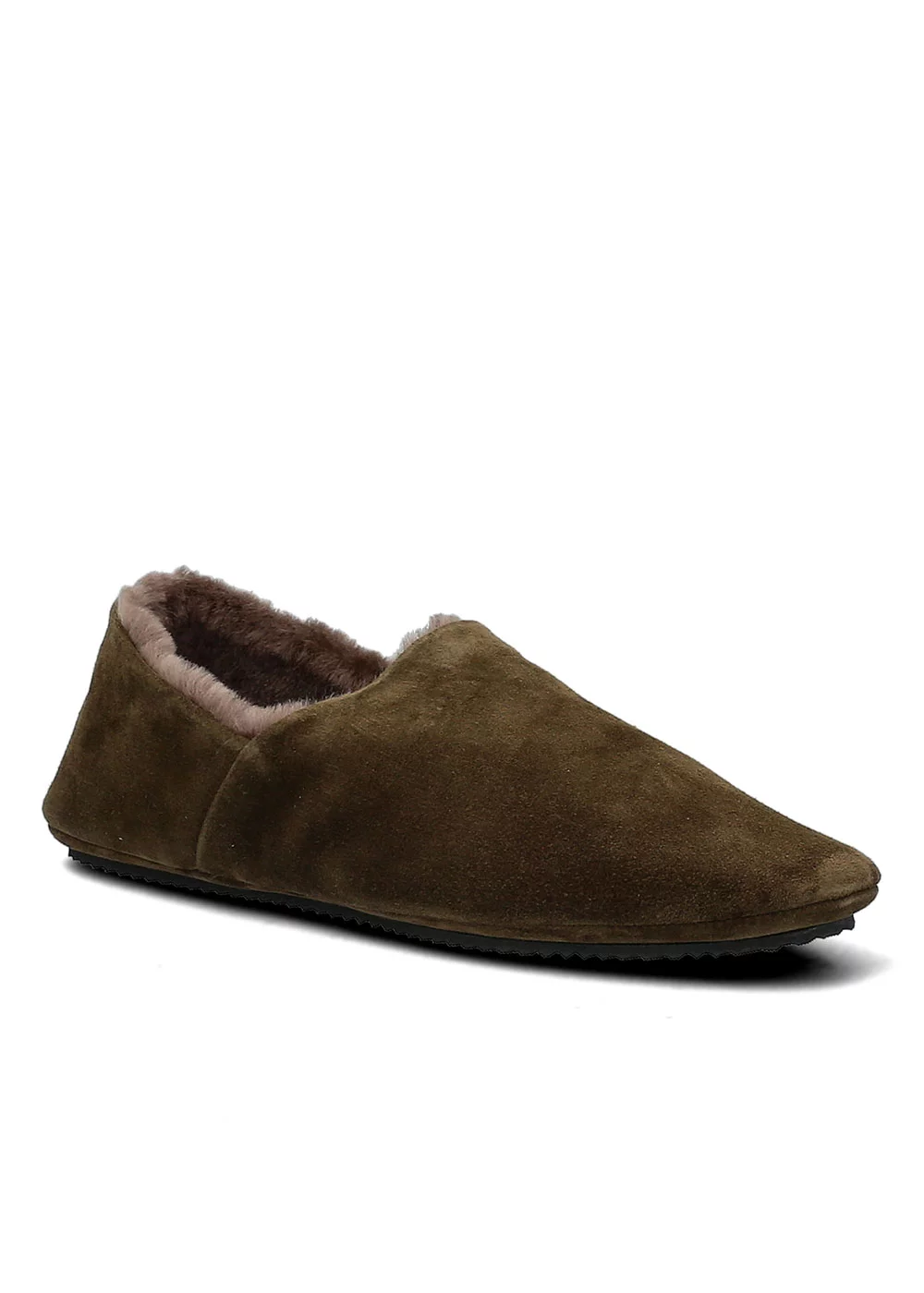 PANTOUFLE VALENTE SUEDE MARRON