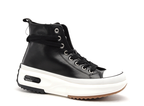 Dockers boots bottine plates femme 51iv201 noir