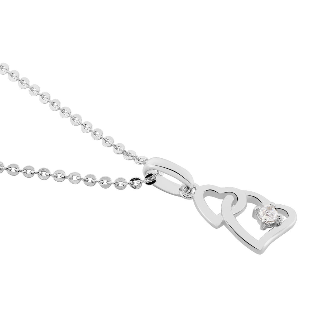 Collier Roma Argent Blanc Oxyde De Zirconium
