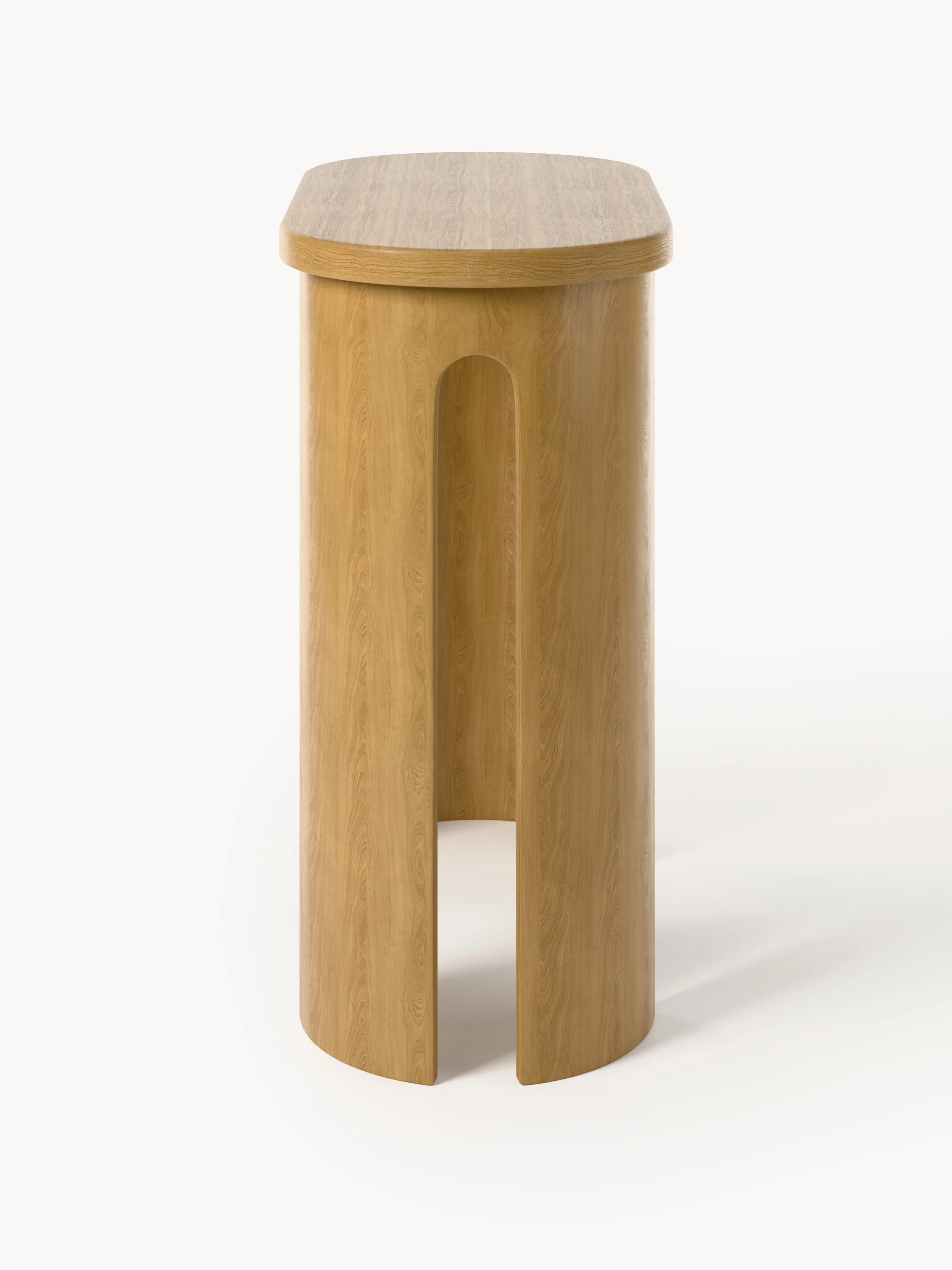 Houten wandtafel Inola