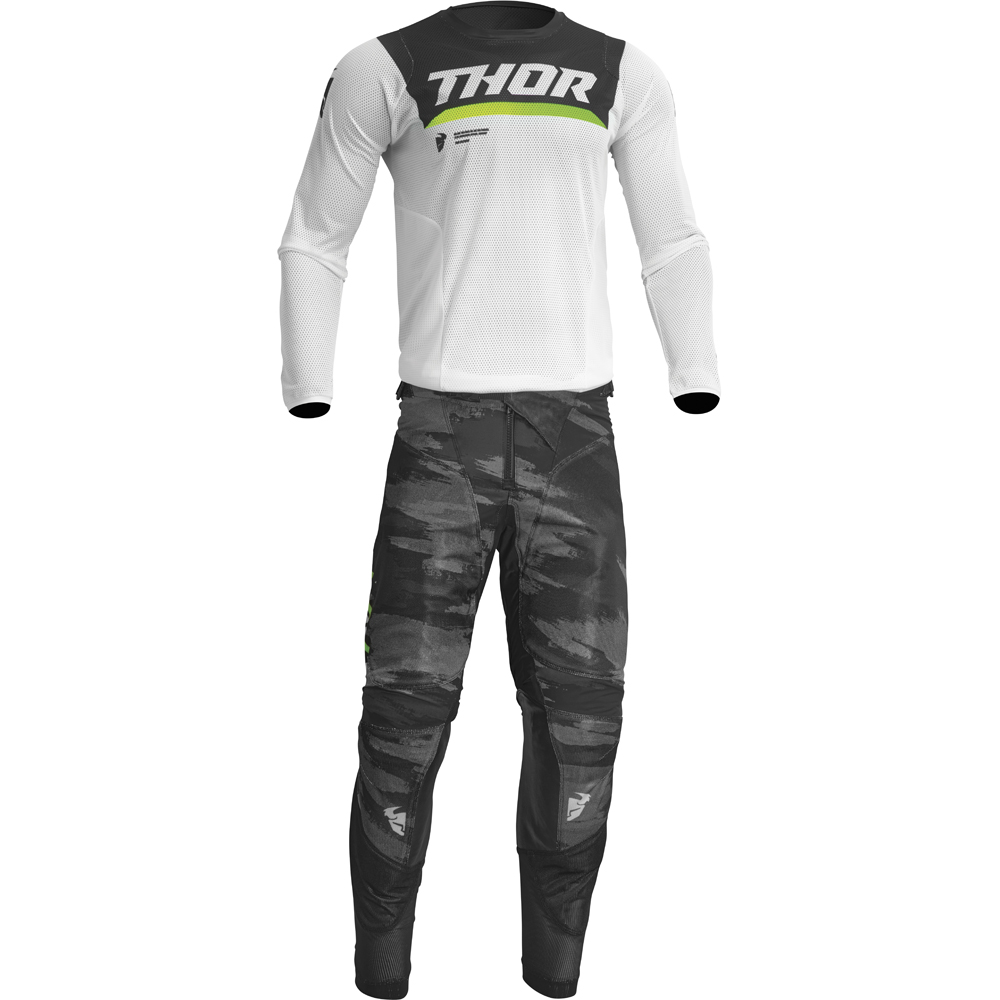 Thor Motocross - Pantalon Pulse Air Cameo Gris Foncé / Noir