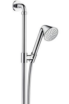 Hansgrohe AXOR Front glijstangset m. 1jet handdouche 90cm m. Isiflex`B doucheslang 160cm chroom