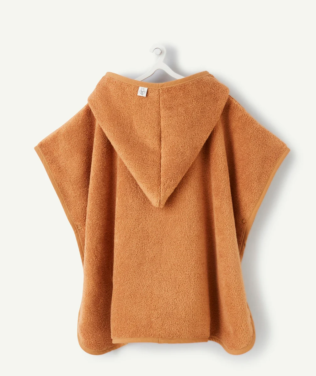 LASSIGPONCHO EN COTON BIOLOGIQUE CAMEL