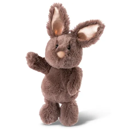 NICI Kuscheltier Hase dunkelbraun 20cm schlenkernd