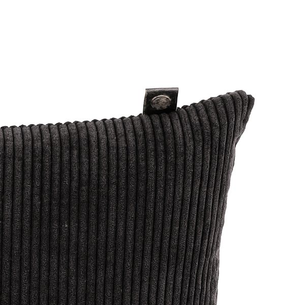 Overseas Rib Kussen - 40 x 60 cm - Smoke