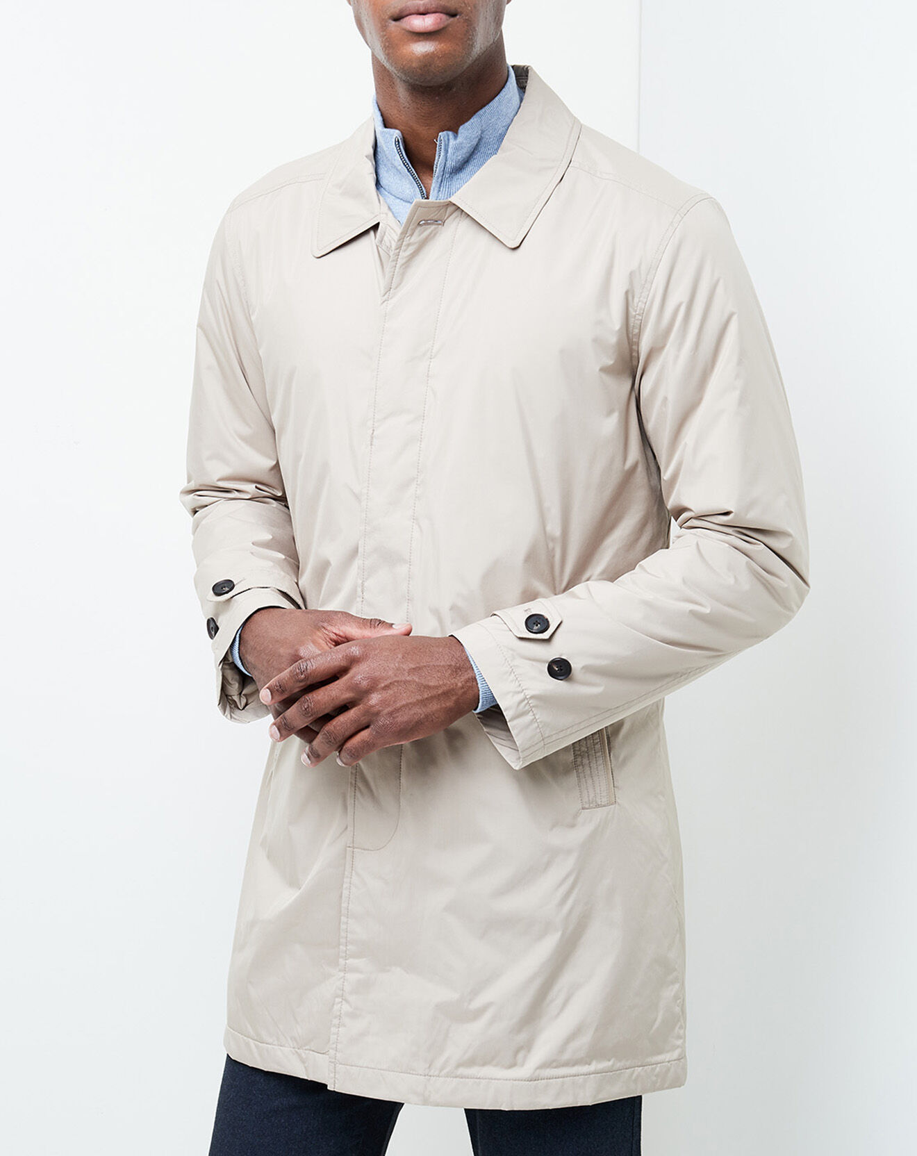 Hackett London Imperméable Lightweight Mac beige