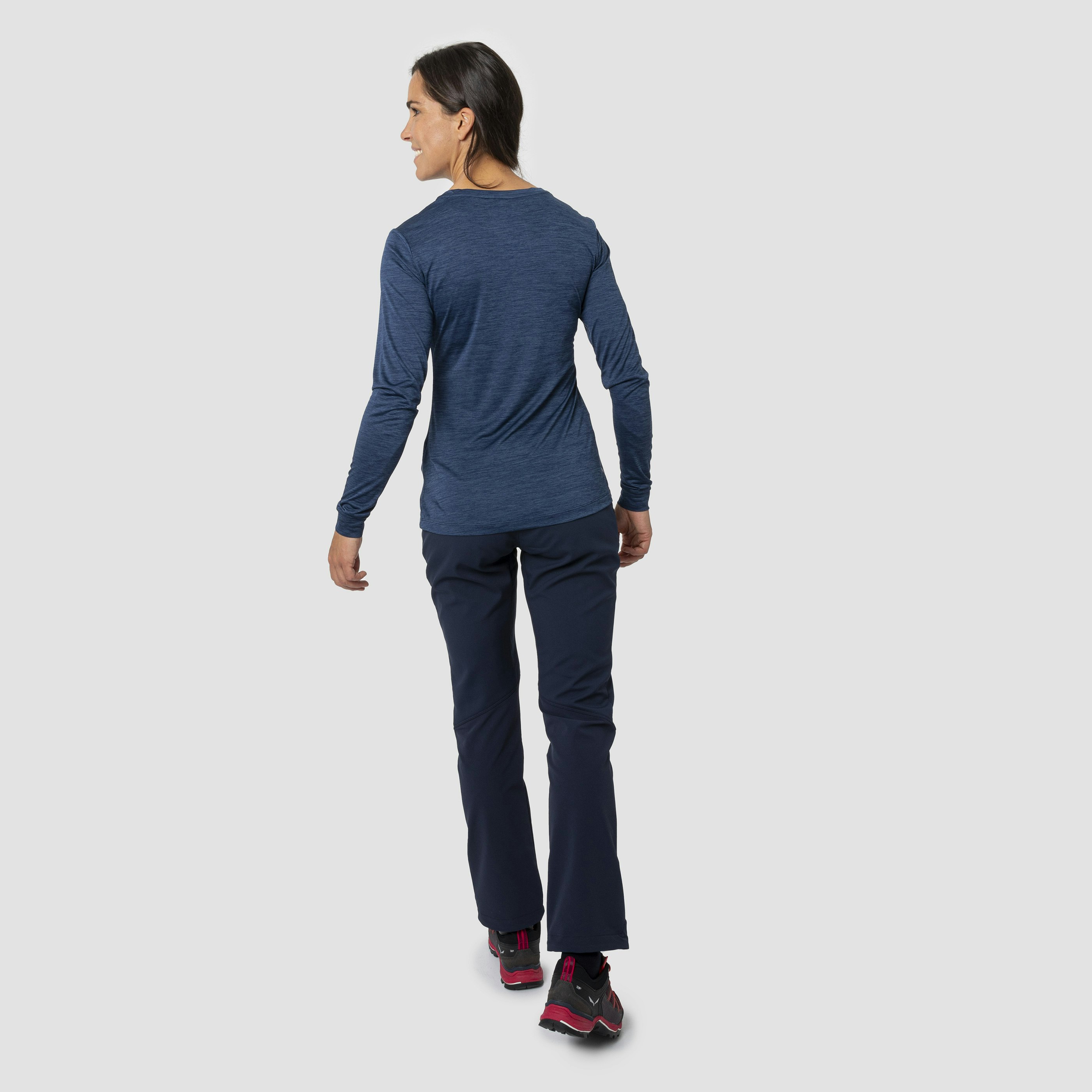 Puez Melange Dry’Ton Langarm T-Shirt Damen