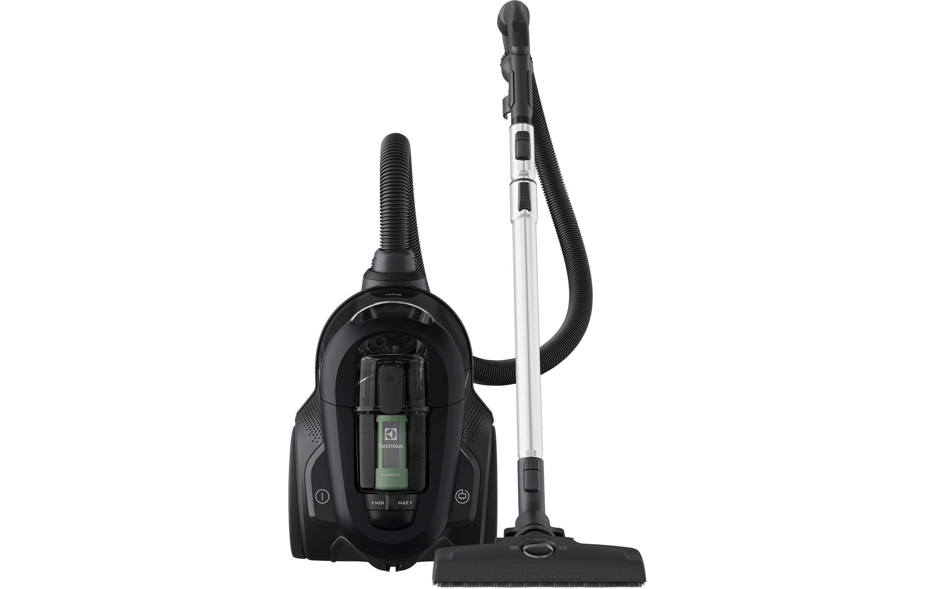 Bodenstaubsauger Clean 600 (EL61C2GRN) Ebony Black<br>Leistungsstarker Staubsauger mit Zyklontechnologie